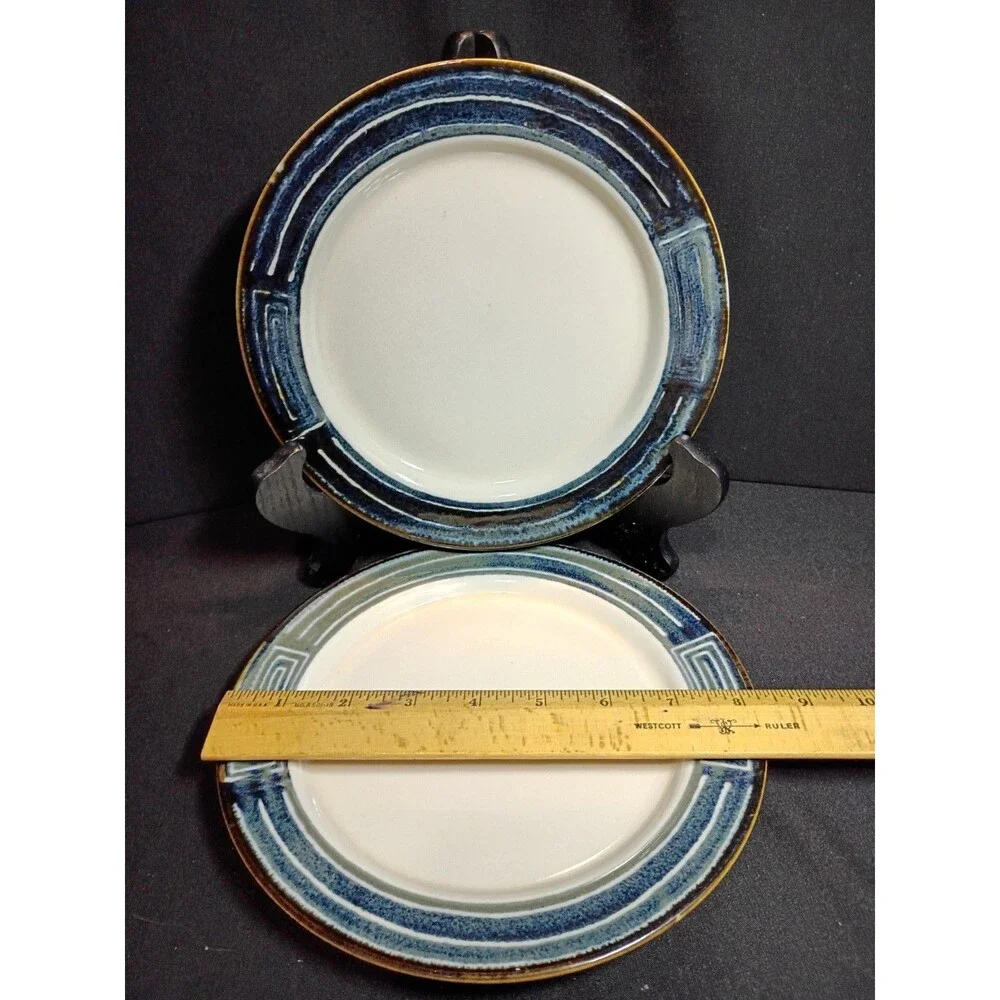 Mikasa Firesong HP300 6 Pc Plate Set Service for 2 Dinner Salad Bread Japan